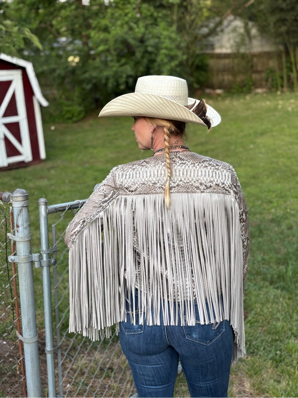 Double D Ranch Python Sonora Jacket Silver Label - Picture 10 of 10